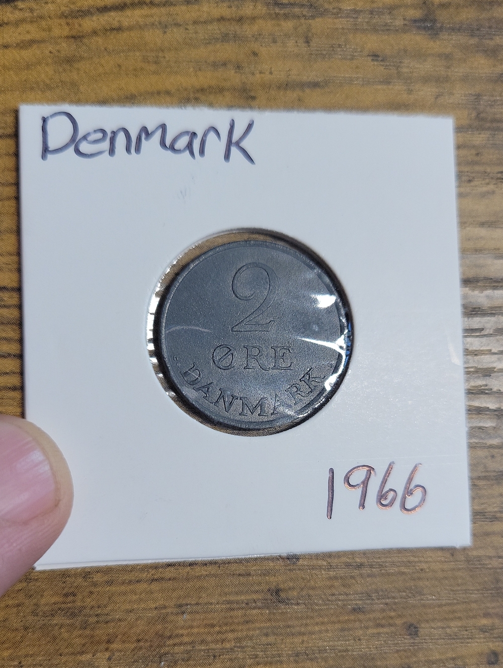 Vintage 1966 Demark 2 Ore Coin